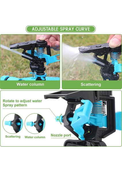 Silhouette 34 Inç Hortum Erkek Adaptörlü Titreşimli Darbeli Yağmurlama Çim Sulama Için 360 Derece Ayarlanabilir Titreşimli Yağmurlama (Yurt Dışından) fırsatları