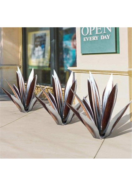 Silhouette Tekila Rustik Heykel, Dıy Metal Agav Bitki, Rustik El Boyalı Metal Agav, Bahçe Yard Sanat Dekorasyon 27 cm (Yurt Dışından) modelleri