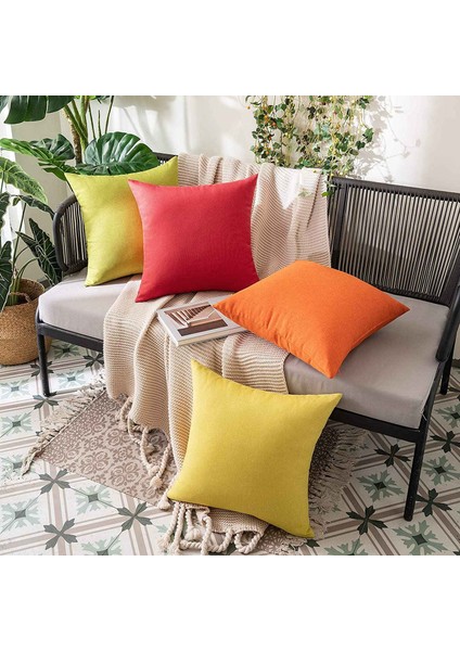 Silhouette Dış Mekan Su Geçirmez Kırlent Kapakları Veranda, Kanepe, Balkon ve Kanepe Için Dekoratif Bahçe Yastık Kılıfları Yastık Kılıfları (Yurt Dışından) indirimleri