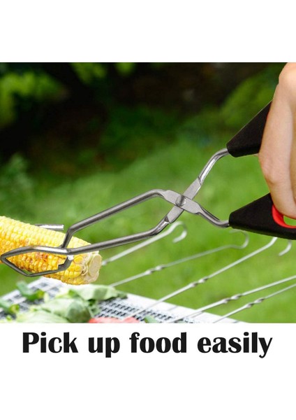 Silhouette Gıda Barbekü Kelepçesi Çok Fonksiyonlu Kelepçe 3 Paket Barbekü Aletleri, Sırasıyla 9 Inç, 11 Inç ve 13 Inç (Yurt Dışından) fırsatları