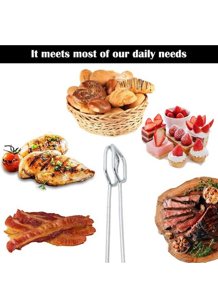 Silhouette Gıda Barbekü Kelepçesi Çok Fonksiyonlu Kelepçe 3 Paket Barbekü Aletleri, Sırasıyla 9 Inç, 11 Inç ve 13 Inç (Yurt Dışından) indirimleri