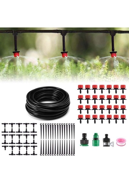 Silhouette Damla Sulama Sistemi Otomatik Sulama Bahçe Hortumu Zamanlayıcı Ayarlanabilir Damlatıcı ile Mikro Yağmurlama Damla Sulama Kiti (Yurt Dışından) fiyatları