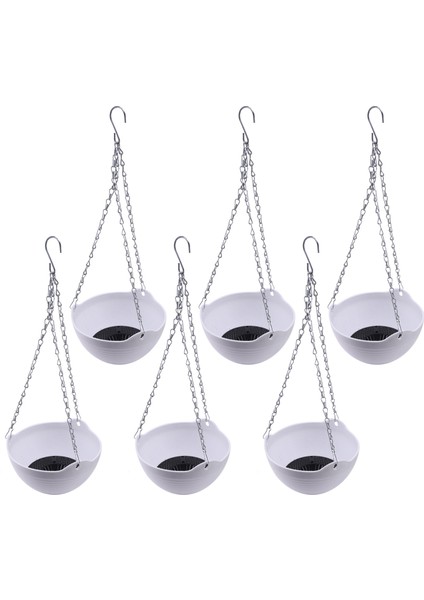 Silhouette 6pcs Bitkiler Için Asılı Kapalı Açık Dikim Veya Depolama Bahçesi, Saksı Konteyneri (Yurt Dışından)