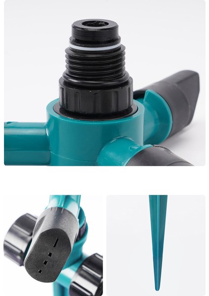 Silhouette 3 Adet 360 Derece Dönen Çim Yağmurlama Sistemi Tek-Çift-Üç Kollu Kombinasyon Su Püskürtme Sulama Spreyi (Yurt Dışından) fırsatları