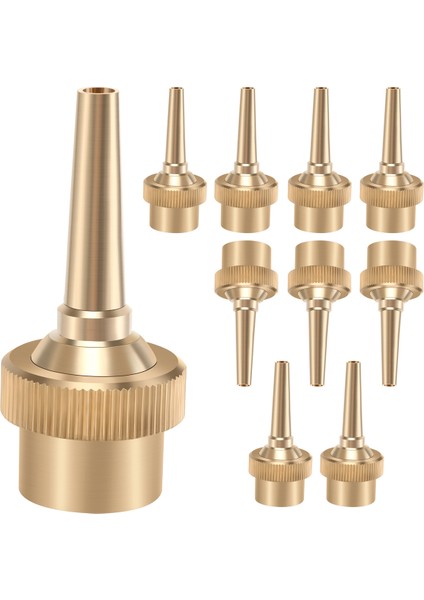 Silhouette 10 Adet 12 Inç DN15 Pirinç Jet Düz Ayarlanabilir Çeşme Suyu Püskürtme Nozulları Havuz Nozulları Bahçe Peyzaj Dekorasyon Çeşme Ekipmanları (Yurt Dışından)