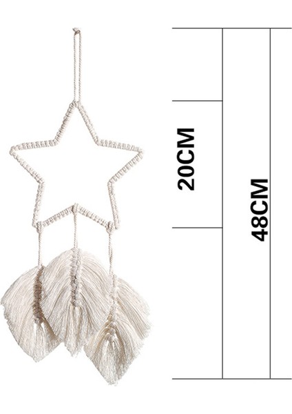 Silhouette 2 Adet Makrome Duvar Asılı Tüy Boho Chic El Yapımı Dokuma Yaprak Püsküller Dekorasyon Daire Duvar Dekor Sanat (Yurt Dışından) fiyatları