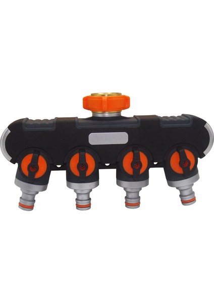 Silhouette 1 Adet Bahçe 4 Yollu Musluk Konnektörleri Metal Hortum Boru Ayırıcı Plastik Damla Sulama Suyu Konektörü Sulama Yıkama Araba Araçları 2 # (Yurt Dışından) fiyatları