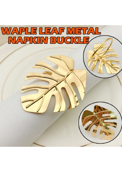 Silhouette 12 Adettakım Peçete Halkaları Seti Yapraklar Peçete Halkası Tutucular Dekoratif Peçete Toka Düğün Parti Yemeği Masa Dekorasyon-A (Yurt Dışından) fiyatları