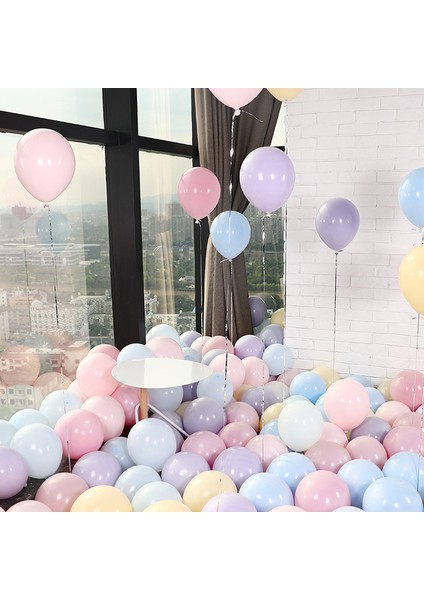 Silhouette Balonlar Kalınlaşmış Doğum Günü Balonları Parti Dekorasyonu Düğün Dekorasyonu Şeker Balonları Makaron Balonları (Yurt Dışından) fiyatları