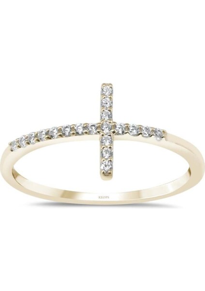 0.15 Karat Pırlanta T Yüzük