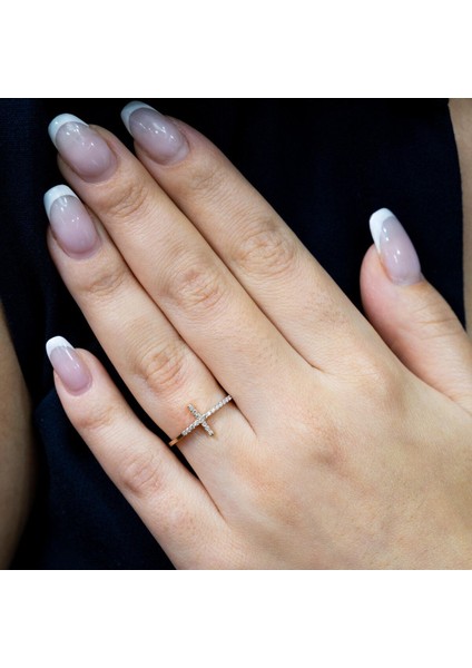 0.15 Karat Pırlanta T Yüzük modelleri