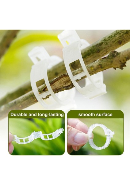 Silhouette 200 Adet Bitki Desteği Bahçe Klipleri Domates Klipleri Bitkileri Bağlarsicimsarmaşık Kafeskafesler Bitki Asma Beyaz (Yurt Dışından) modelleri