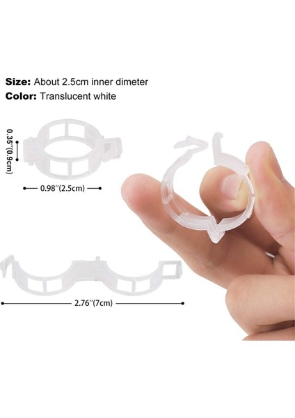 Silhouette 200 Adet Bitki Desteği Bahçe Klipleri Domates Klipleri Bitkileri Bağlarsicimsarmaşık Kafeskafesler Bitki Asma Beyaz (Yurt Dışından) indirimleri