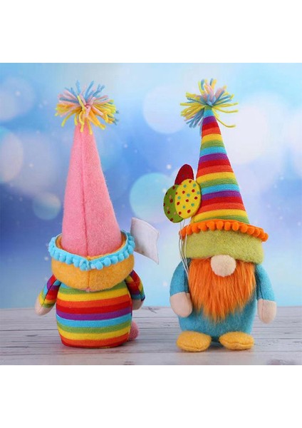 Silhouette 2 Adet Gay Pride Ayı Gökkuşağı Gnome Renkli Bebek Cüce Biz Birlikteyiz Ev Çiftlik Evi Mutfak Dekoru Neşelen (Yurt Dışından)