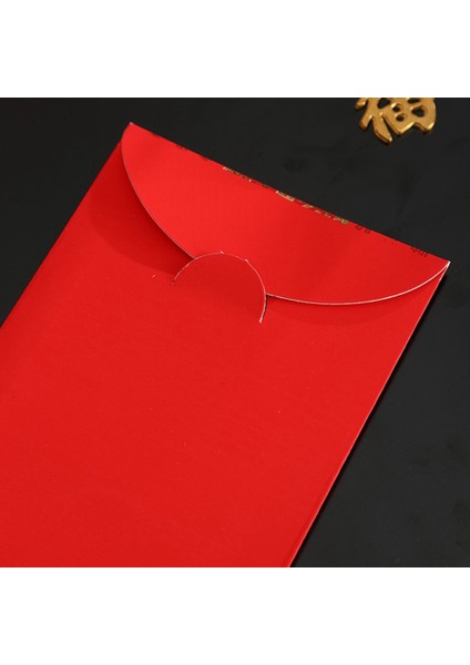 Silhouette 6 Adet Çin Kırmızı Paket, Bao, Çin Yeni Yılı Için Kırmızı Zarflar, Bahar Şenliği, Şanslı Para Paketi, B (Yurt Dışından)