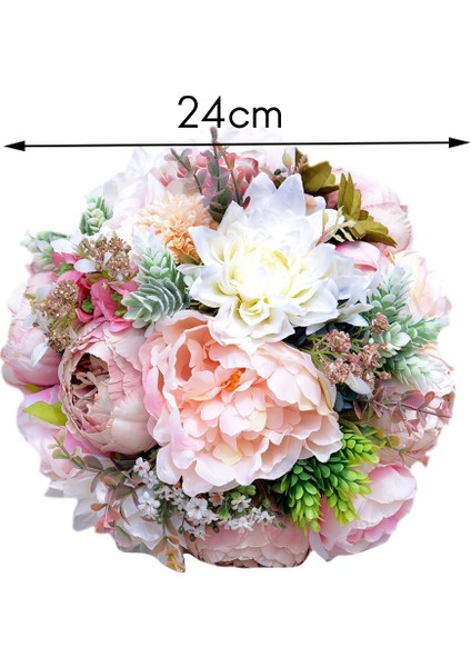 Silhouette Yapay Şakayık Gül Gelin Tutan Çiçekler Itiraf Buketi, Çiçekçi Kız Buketi (Yurt Dışından) fiyatları