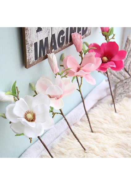 Silhouette Gül Kırmızı Düğün Dekorasyonu Ipek Çiçek Orkide Manolya Düğün Ev Dekorasyonu Için (Yurt Dışından) fiyatları