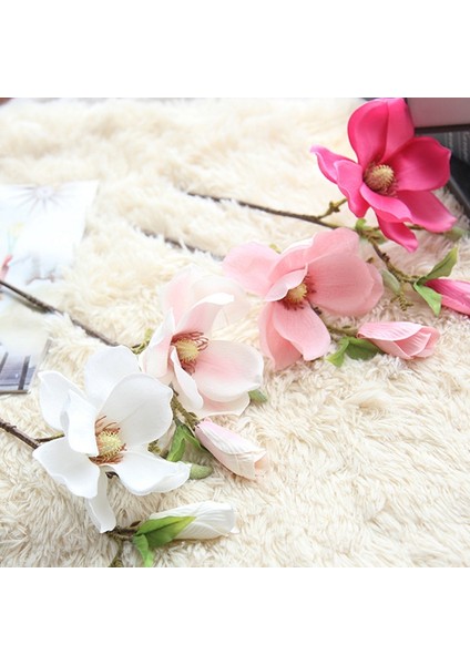 Silhouette Gül Kırmızı Düğün Dekorasyonu Ipek Çiçek Orkide Manolya Düğün Ev Dekorasyonu Için (Yurt Dışından) fırsatları