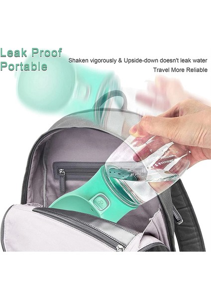 Silhouette Taşınabilir Köpek Şişe Su Sebili Yavru Yavru Kedi Besleyici Içme Suyu Şişesi Seyahat Açık Pet Kediler 350 ml Pembe (Yurt Dışından) fırsatları