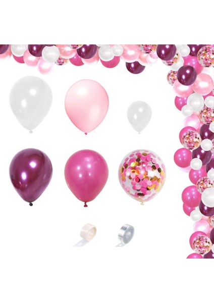 Silhouette Balon Çelenk Kemer Seti Bebek Partisi Düğün Doğum Günü Bekarlığa Veda Partisi Arka Plan Dekorasyonu (Yurt Dışından)