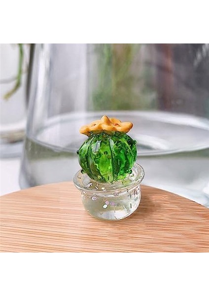 Silhouette Kaktüs Figürleri Cam Minyatür Kaktüs Simülasyon Bitkiler Figürler Süsler Masaüstü Zanaat Ev Dekor (Yurt Dışından) modelleri