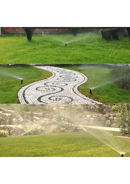Silhouette Ayarlanabilir Yukarı Sprinkler 12 Inç Dişi Dişli Otomatik Geri Çekilebilir Çim Sulama Yağmurlama Sistemi -A (Yurt Dışından) fırsatları