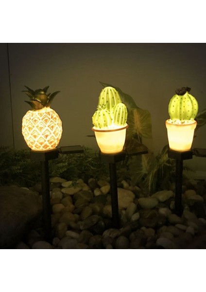 Silhouette Açık Bahçe Yard Zemin Lambası Için Güneş Enerjili LED Çim Lambası Kaktüs Şekli Spike Işık (Yurt Dışından) fırsatları