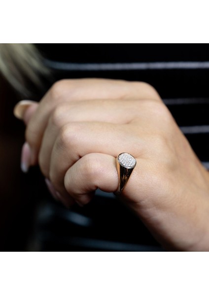 0,37 Karat Düz Yuvarlak Rose Trend Yüzük modelleri