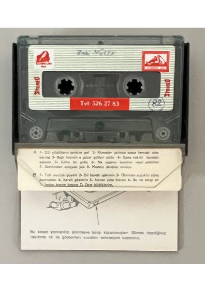 Zeki Müren Çoşkun Kaset (Orjnal Dönem Baskı Kaset)