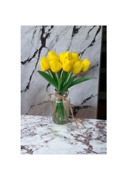 Yapay Islak Sarı Lale Demeti 16 'li fiyatları