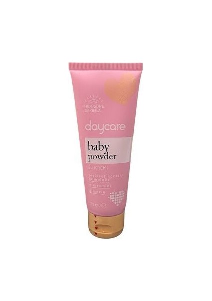 Baby Powder Bebek Pudra Kokulu Gliserinli E Vitaminli El Kremi 75 ml