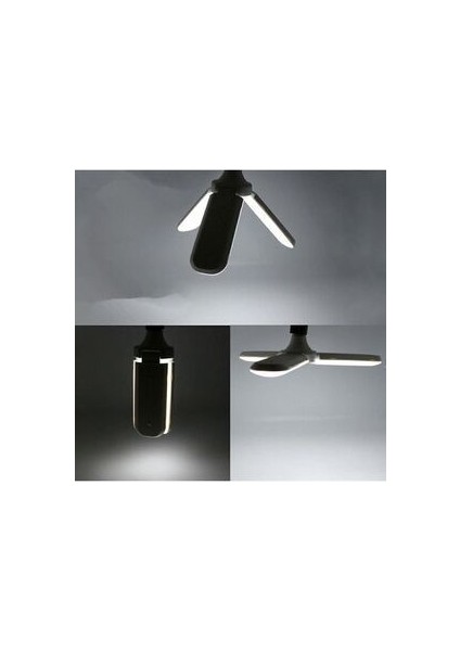 Pervane Ampul 40-45W Yeni Nesil Beyaz LED Ampul 3 Modlu Ultra Güçlü 5.000 Lumens Pro Beyaz Işık modelleri