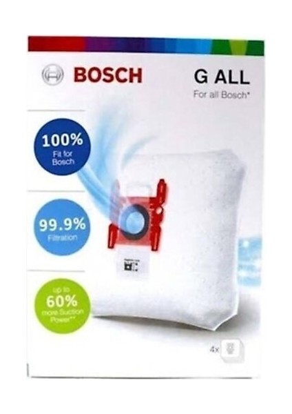 Bosch: Type G All Elektrikli Süpürge Toz Torbası G Tipi 17000940