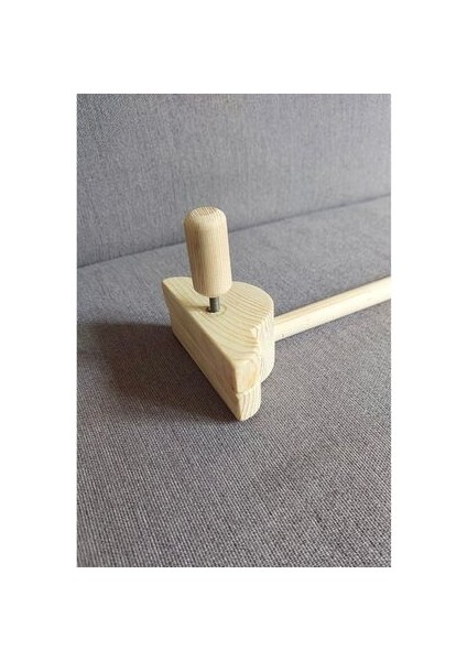 Ahşap Beşik Dönence Asma Aparatı Bulut Figürlü Doğal 55X32 cm fiyatları