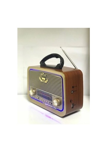 301 Eskitme Nostalji Tasarımlı Bluetoothlu Nostalji Radyo Fm-Sd Kart-Aux modelleri