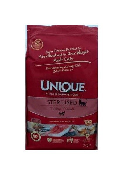 Somonlu Kısırlaştırılmış Kedi Maması 7 kg