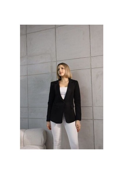Kadın Kısa Düğmeli Blazer Ceket modelleri