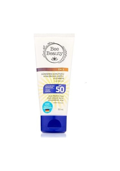 Güneşten Koruyucu Hyalüronik Asitli Yüz Kremi 50 Spf 50 ml