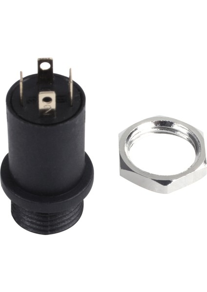 10 Adet 3.5 mm Mini Stereo Dişi Panel Montajlı Kulaklık Jakı Lehim, Siyah 4 Iletken (Yurt Dışından)