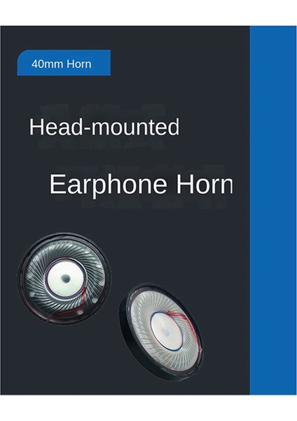 Kulaklık Hoparlörü 40MM Hoparlör Kendin Yap Kulaklık Hoparlörü Kompozit Membran Hoparlör Kulaklık Hoparlör Sürücüsü (Yurt Dışından) fırsatları