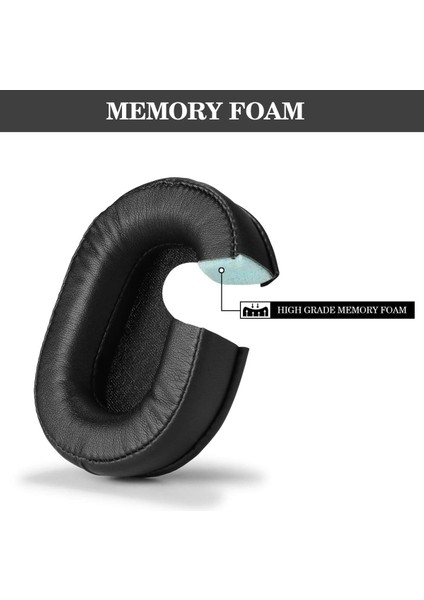 Kulak Yastıkları Bellek Köpük Kulak Yastıkları Kapak Yedek Kulak Pedleri Ath M50X Audio Technica M40X M30X M20 Siyah Uyar (Yurt Dışından) indirimleri