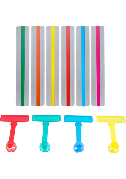 14 Adet Kılavuzlu Okuma Şeritleri Alet Takımı Parmak Izleyiciler Okumaya Yardımcı Olmak Için Disleksik Öğrenciler Için Okuma Şeritleri Cetvelleri Vurgulayın (Yurt Dışından) modelleri