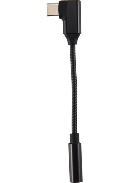USB C - 3.5mm Kulaklık Adaptörü 90 Derece Tip C Taşınabilir Kulaklık Amplifikatörü Dac iPad Pro Huawei Samsung Galaxy Için (Yurt Dışından)