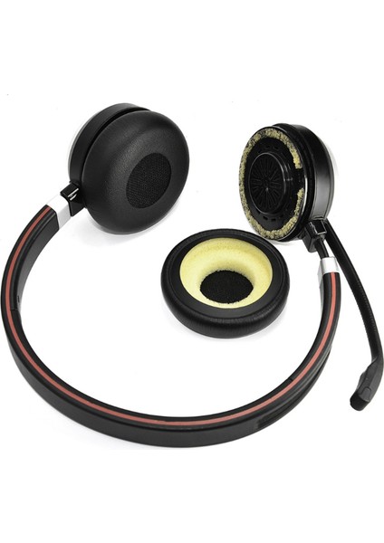 1 Çift Sünger Kulak Pedleri Minder Örtüsü Kulak Yastıkları Değiştirme Jabra Evolve 20 20SE 30 30II 40 65 65+ 75 75+ Uc Ms Kulaklık (Yurt Dışından) fırsatları