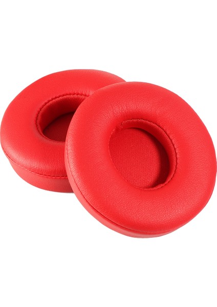 Solo 2 3 Kablosuz Kulak Pedleri Için Yedek Kulak Yastığı Kulak Yastıkları Kulaklıklar Kablosuz Kulaklık Kulak Yastıkları, Kırmızı (Yurt Dışından)