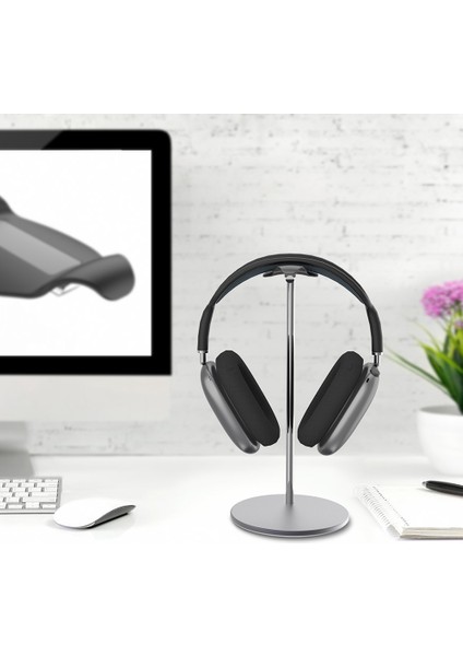Kulaklık Tutucu, Kulaklık Kaymaz Tutucu, Metal Tabanlı Masaüstü Kulaklık Tutucu (Siyah) (Yurt Dışından) modelleri