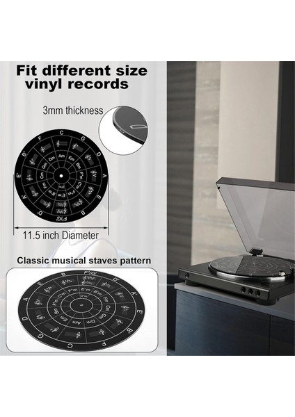 Plak Çalar Pedleri 12 Inçlik Vinil Plak Çalarlar Için Kaymaz Pedler Vinil Kaymaz Pedler, Plak Çalar Pedleri Plak Çalar Pedleri (Yurt Dışından) fırsatları