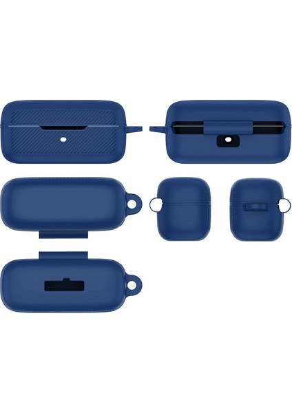 Earfun Air Pro 3 Darbeye Dayanıklı Silikon Kablosuz Bluetooth Kulaklık Koruyucu Kılıf Kancalı Mavi Silikon Kılıf (Yurt Dışından) fiyatları