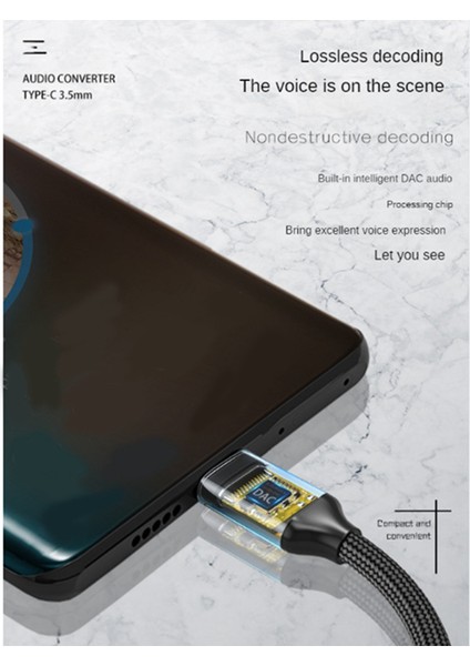 USB Tip C - 3.5mm Aux Adaptör Tip-C 3 5 Jack Ses Kablosu Kulaklık Kablosu Dönüştürücü Samsung Galaxy S21 Ultra S20 (Yurt Dışından) fırsatları