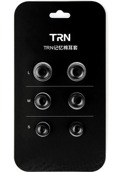 Trn 3 Çift Kulaklık Hafızalı Köpük Kulaklık Kulak Içi Kulaklıklar Basları Geliştirmek Için Yavaş Geri Tepmeli Kulak Tıkacı 4,5-5 mm Çap Siyah (Yurt Dışından)